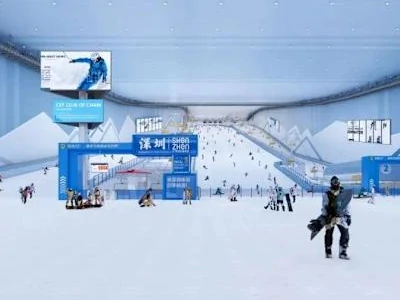 深圳華發冰雪世界雪世界Call車